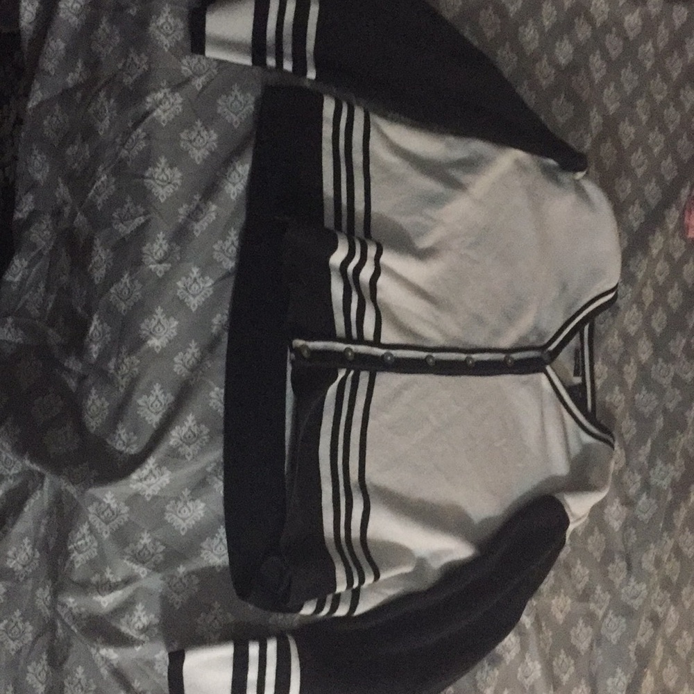 Black and white striped dress cover